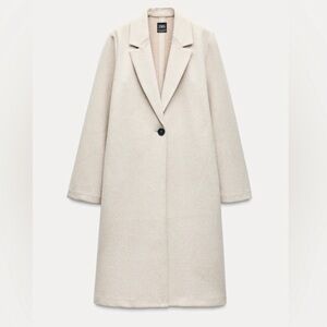 Zara Button Soft Coat